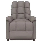 vidaXL Fauteuil inclinable de relaxation réglable et confortable en tissu pour cinéma maison