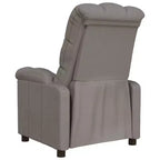 vidaXL Fauteuil inclinable de relaxation réglable et confortable en tissu pour cinéma maison