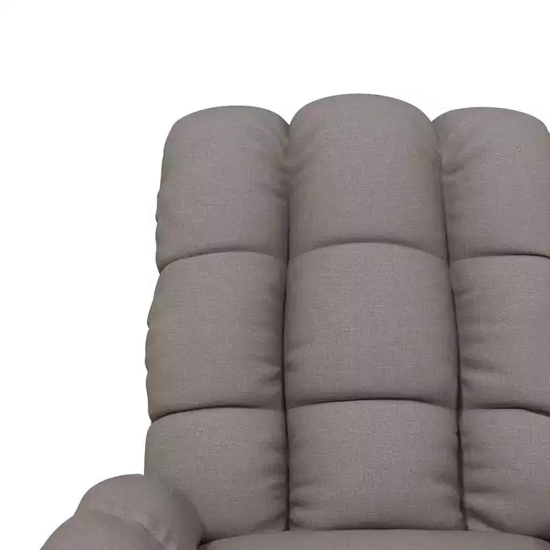vidaXL Fauteuil inclinable de relaxation réglable et confortable en tissu pour cinéma maison