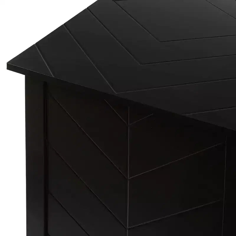 Buffet de salle à manger en bois Okak, meuble de rangement décoratif avec 2 portes et étagères réglables, console pour cuisine/salon/salle à manger
