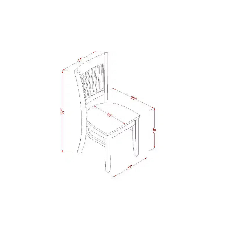 HomeStock Belmont Ensemble de table - Table de cuisine et 4 chaises de salle à manger combinées avec un banc en bois, chêne