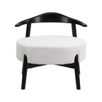 MAYYEERTY Fauteuil d'appoint rembourré Chaises modernes pour salon, véranda, chambre à coucher, beige