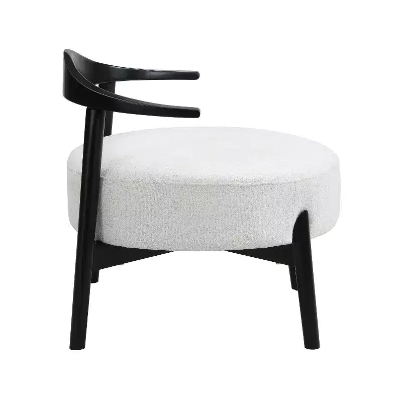 MAYYEERTY Fauteuil d'appoint rembourré Chaises modernes pour salon, véranda, chambre à coucher, beige