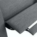Fauteuil inclinable contemporain capitonné GDFStudio Langseth