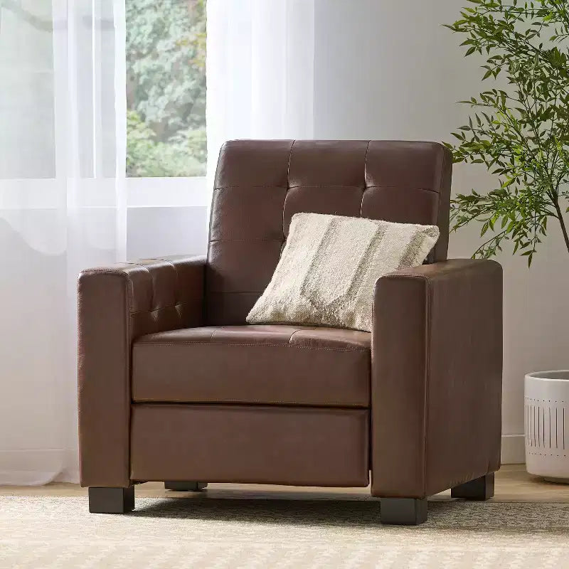 Fauteuil inclinable contemporain capitonné GDFStudio Langseth