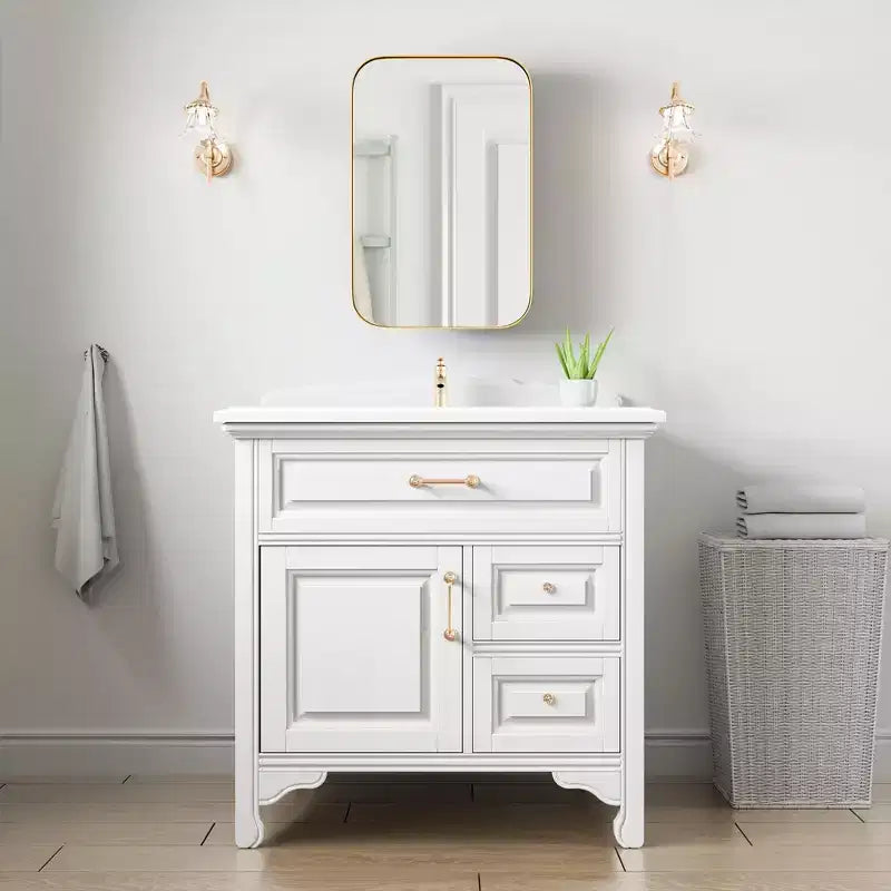 PexFix 24 x 16 Bathroom Cabinet with Mirror Stainless Steel Frame and 2 Adjustable Shelves Wall Medicine Cabinets Mirrors Rectangle Recessed Gold
