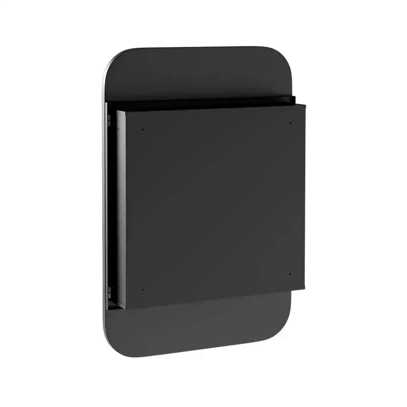 PexFix Armoire de salle de bain 24 x 16 avec miroir, cadre en acier inoxydable et 2 étagères réglables, armoires à pharmacie murales, miroirs rectangulaires encastrés dorés