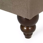 GDFStudio Hurford Canapé double capitonné contemporain en tissu avec coussins décoratifs