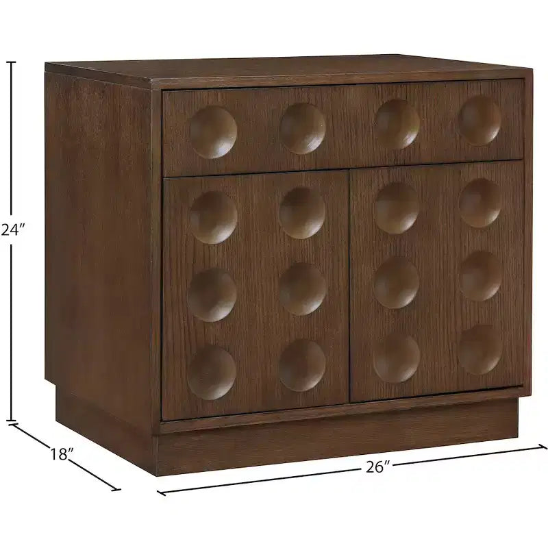 Meridian Furniture, Table de chevet Compass
