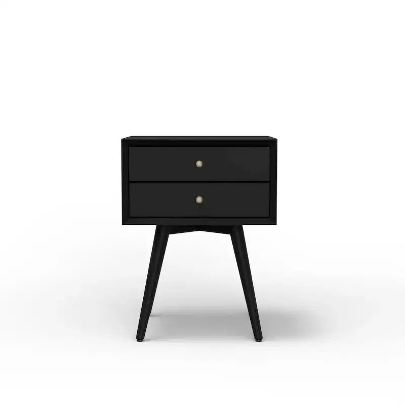 Alpine Furniture,Flynn Petite table de chevet, Noir