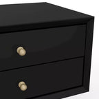 Alpine Furniture,Flynn Petite table de chevet, Noir