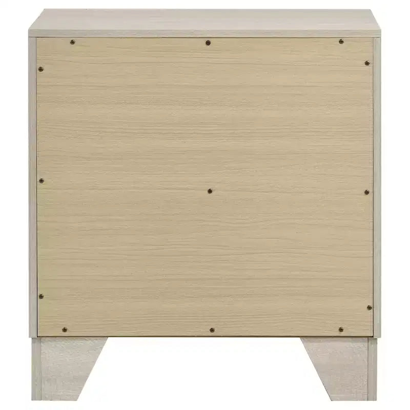 Coaster, Table de chevet à 2 tiroirs Trenton Crème Rustique