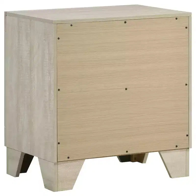 Coaster, Table de chevet à 2 tiroirs Trenton Crème Rustique