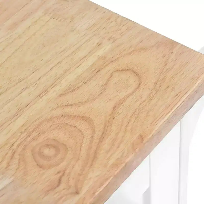 Chariot de cuisine Acekool 50,8 cm avec roulettes verrouillables, tiroir de rangement et étagère à épices - Poste de travail mobile avec barre porte-serviettes