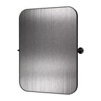 PexFix Miroir mural à carreaux avec cadre en fer, style ferme rustique élégant, pour salon, chambre, salle de bain, entrée