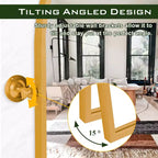 PexFix Miroir mural à carreaux avec cadre en fer, style ferme rustique élégant, pour salon, chambre, salle de bain, entrée