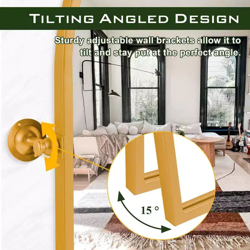PexFix Miroir mural à carreaux avec cadre en fer, style ferme rustique élégant, pour salon, chambre, salle de bain, entrée
