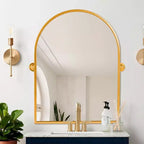 PexFix Miroir mural à carreaux avec cadre en fer, style ferme rustique élégant, pour salon, chambre, salle de bain, entrée