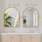 PexFix Miroir mural à carreaux avec cadre en fer, style ferme rustique élégant, pour salon, chambre, salle de bain, entrée