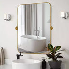 PexFix Miroir mural à carreaux avec cadre en fer, style ferme rustique élégant, pour salon, chambre, salle de bain, entrée