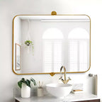 PexFix Miroir mural à carreaux avec cadre en fer, style ferme rustique élégant, pour salon, chambre, salle de bain, entrée
