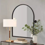 PexFix Miroir mural à carreaux avec cadre en fer, style ferme rustique élégant, pour salon, chambre, salle de bain, entrée