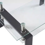 Table basse en verre Aubai