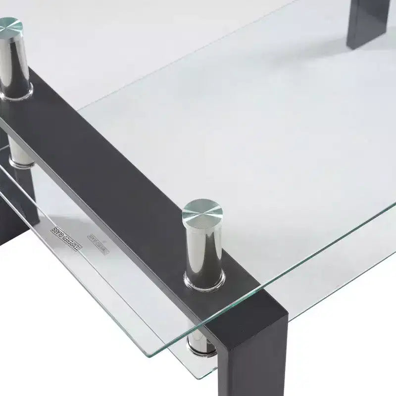 Table basse en verre Aubai