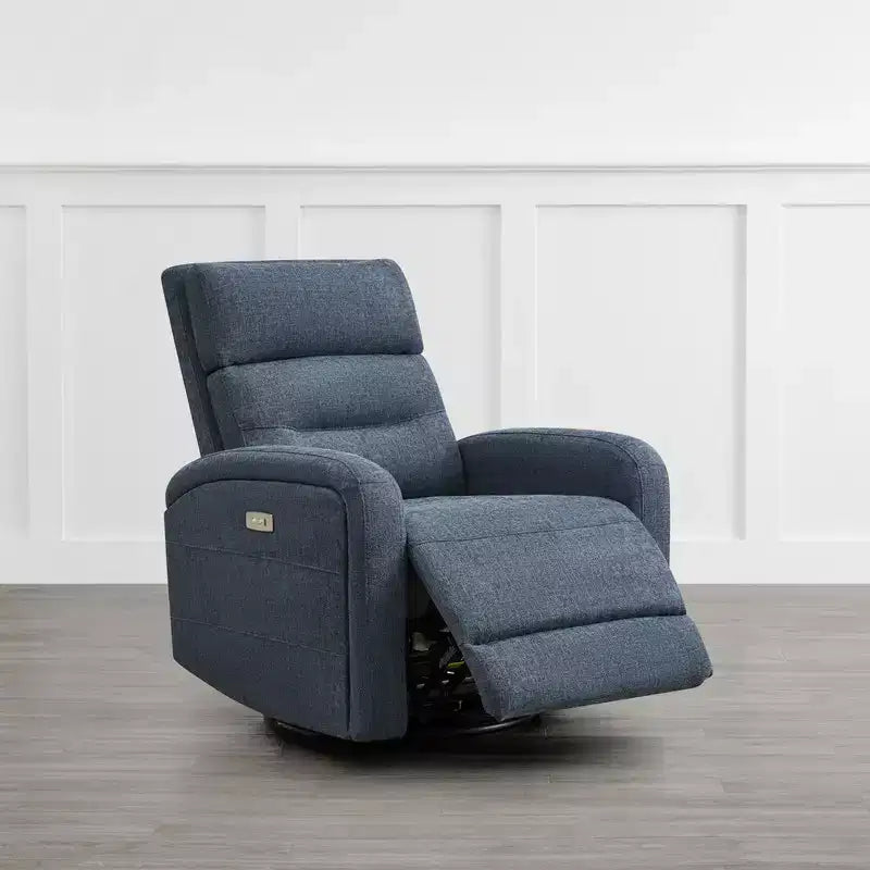 Fauteuil inclinable, pivotant et à bascule Spruce & Spring Power Glider pour chambre de bébé