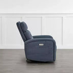Fauteuil inclinable, pivotant et à bascule Spruce & Spring Power Glider pour chambre de bébé