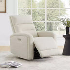 Fauteuil inclinable, pivotant et à bascule Spruce & Spring Power Glider pour chambre de bébé