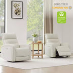 Fauteuil inclinable, pivotant et à bascule Spruce & Spring Power Glider pour chambre de bébé