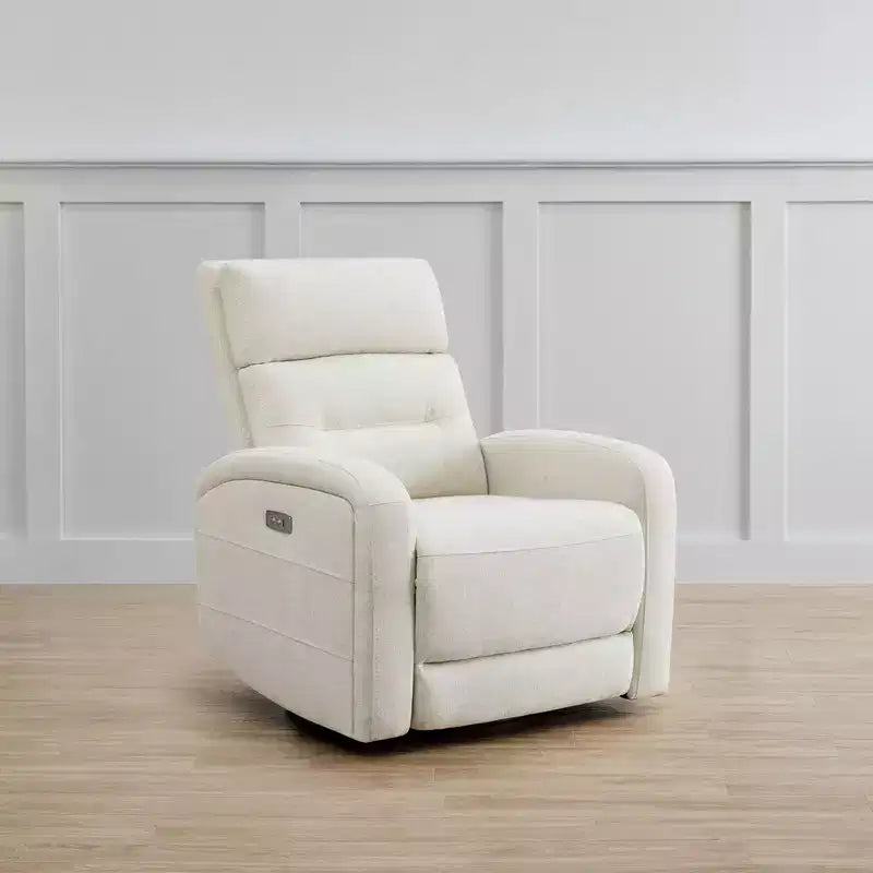 Fauteuil inclinable, pivotant et à bascule Spruce & Spring Power Glider pour chambre de bébé