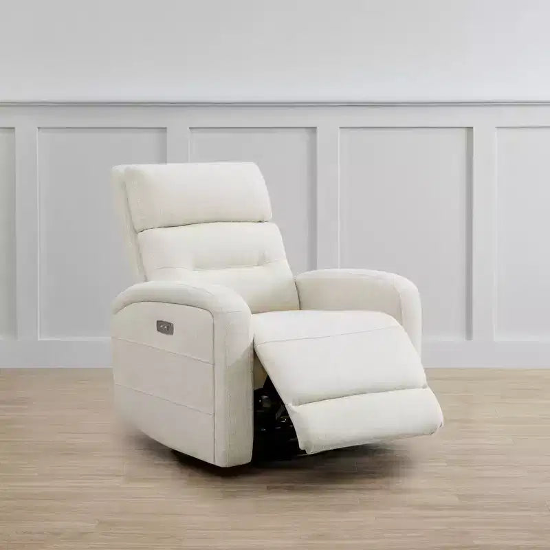 Fauteuil inclinable, pivotant et à bascule Spruce & Spring Power Glider pour chambre de bébé