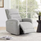 Fauteuil inclinable, pivotant et à bascule Spruce & Spring Power Glider pour chambre de bébé