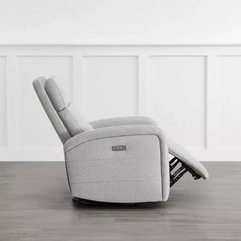 Fauteuil inclinable, pivotant et à bascule Spruce & Spring Power Glider pour chambre de bébé