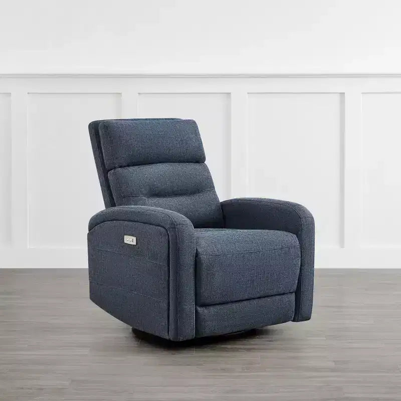 Fauteuil inclinable, pivotant et à bascule Spruce & Spring Power Glider pour chambre de bébé