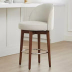 Spruce&Spring Lot de 2 tabourets de bar pivotants de 66 cm (hauteur comptoir)