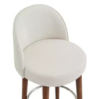 Spruce&Spring Lot de 2 tabourets de bar pivotants de 66 cm (hauteur comptoir)