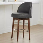 Spruce&Spring Lot de 2 tabourets de bar pivotants de 66 cm (hauteur comptoir)