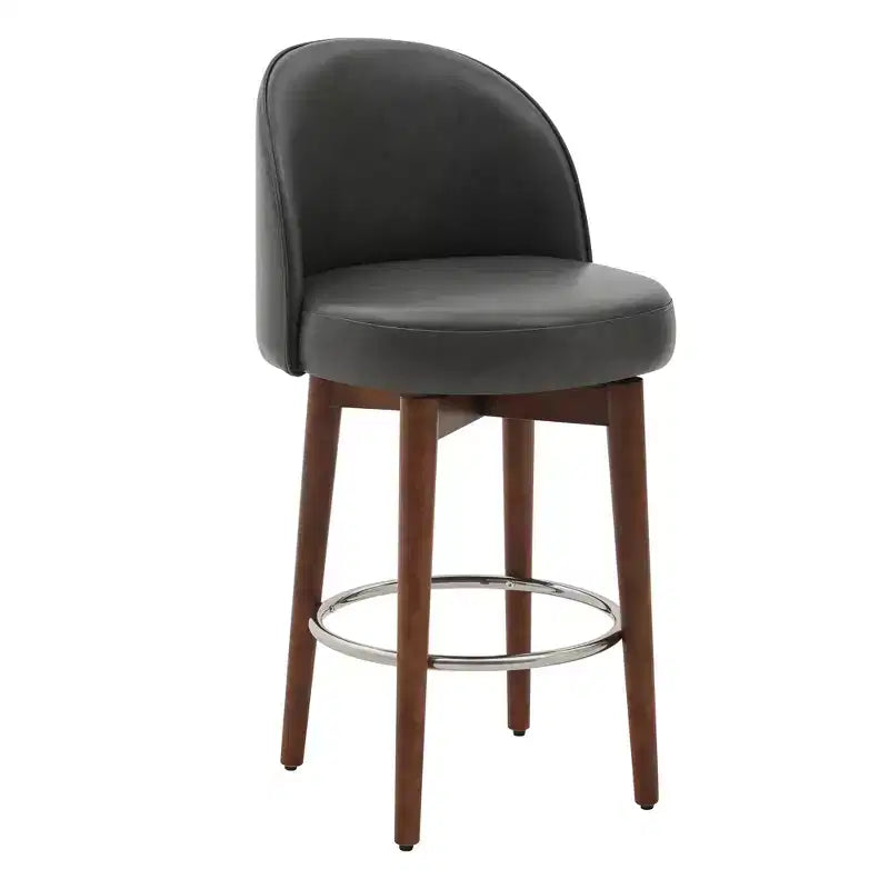 Spruce&Spring Lot de 2 tabourets de bar pivotants de 66 cm (hauteur comptoir)