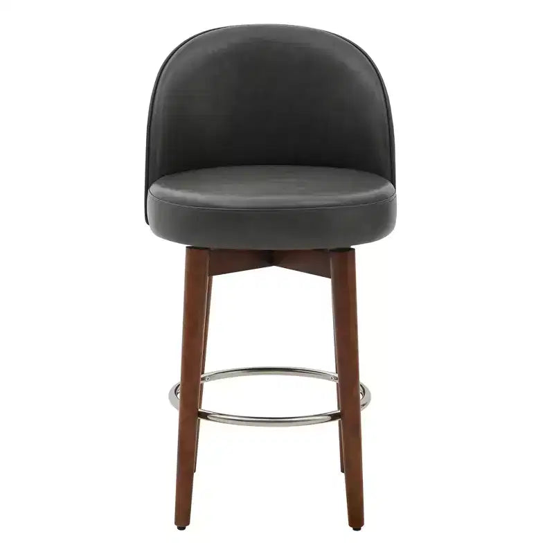Spruce&Spring Lot de 2 tabourets de bar pivotants de 66 cm (hauteur comptoir)