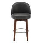 Spruce&Spring Lot de 2 tabourets de bar pivotants de 66 cm (hauteur comptoir)