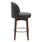 Spruce&Spring Lot de 2 tabourets de bar pivotants de 66 cm (hauteur comptoir)