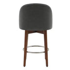 Spruce&Spring Lot de 2 tabourets de bar pivotants de 66 cm (hauteur comptoir)