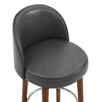 Spruce&Spring Lot de 2 tabourets de bar pivotants de 66 cm (hauteur comptoir)
