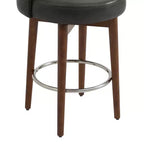 Spruce&Spring Lot de 2 tabourets de bar pivotants de 66 cm (hauteur comptoir)