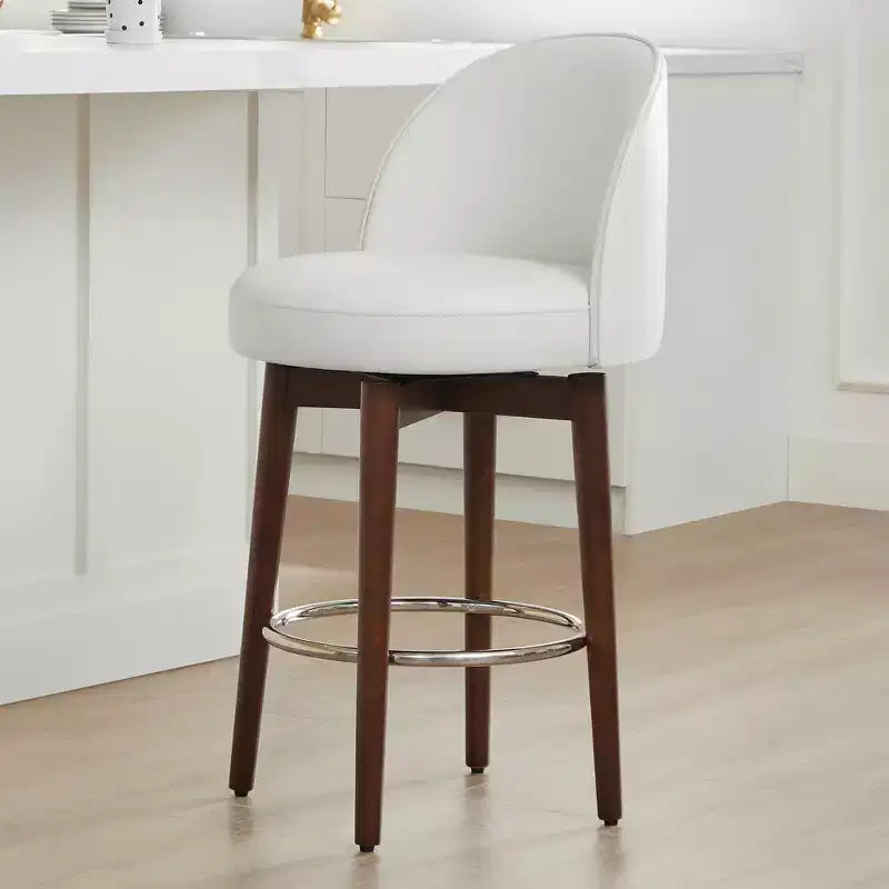 Spruce&Spring Lot de 2 tabourets de bar pivotants de 66 cm (hauteur comptoir)