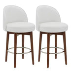 Spruce&Spring Lot de 2 tabourets de bar pivotants de 66 cm (hauteur comptoir)
