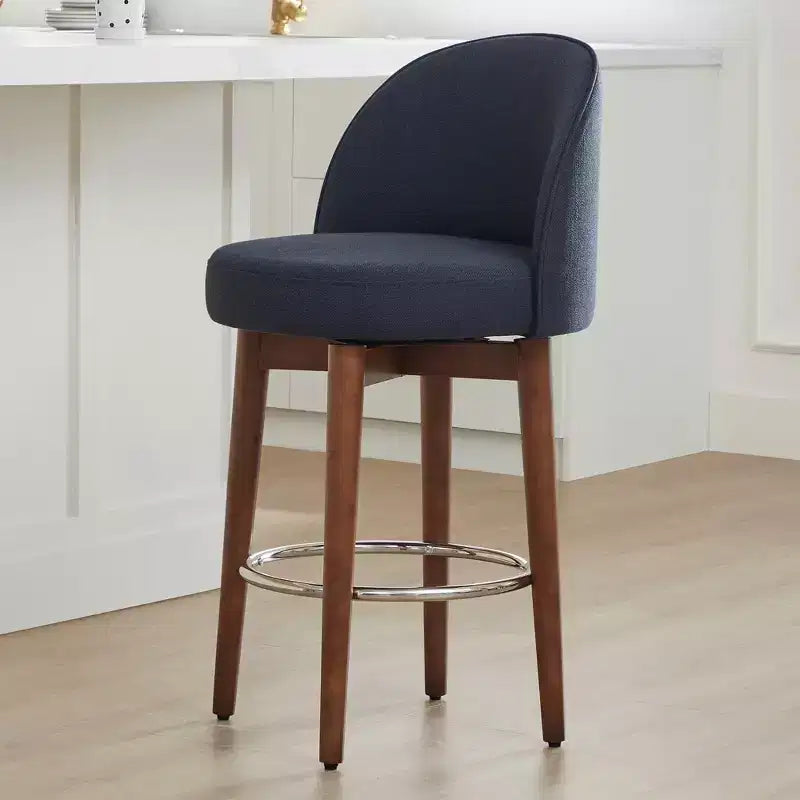 Spruce&Spring Lot de 2 tabourets de bar pivotants de 66 cm (hauteur comptoir)